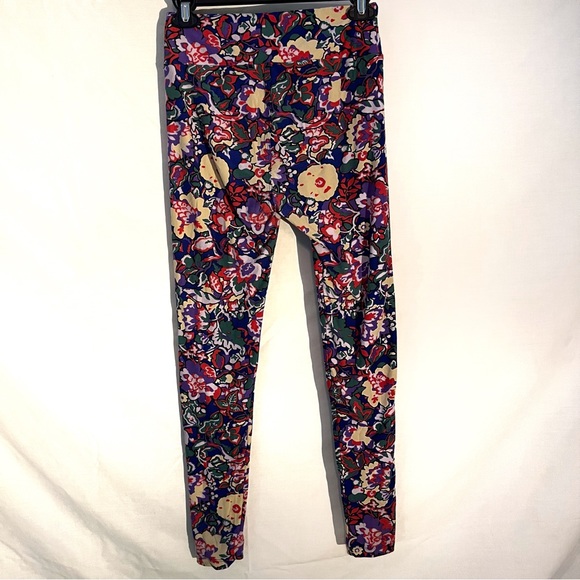 LuLaRoe Floral Multicolor Leggings - Picture 3 of 8